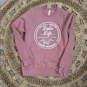Lake Life Mauve Sweatshirt